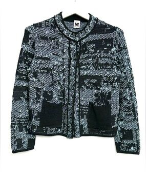 MISSONI cardigan -Made in Italy-cotton blend sweater
